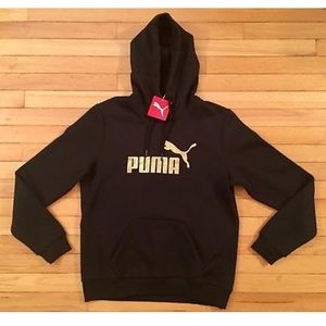 PUMA ( LARGE ) No1. CLASSIC Black GOLD Logo